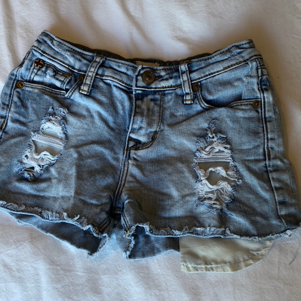 Denim shorts